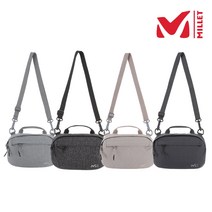 밀레 MILLET 4칼라 심플하면서도 은은한 색감 크로스 2단 수납형 미니 크로스백, FREE, L/GREY(12)