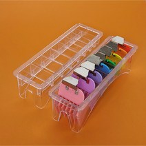 클리퍼잭 날 덧날 케이스 투명 정리대 수납 보관 바리깡, 1개