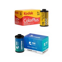[국내발송]코닥필름 코닥컬러플러스 200-36컷(컬러) + 켄트미어 100-36컷(흑백)