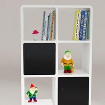 서랍책장 거실책장 낮은책꽂이 더크린 DIY L300 4 4 틈새 오픈 수납함, 화이트