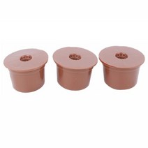 캡슐커피리필 caffitaly 머신 용 36 pcs 가능한 스푼 브러시 포드가있는 필터, 3개