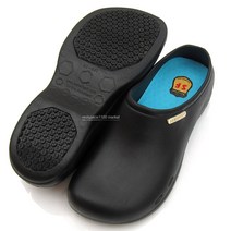 센스풋 미끄럼방지 조리화 주방화 욕실화 SW-051 (검정색), 230, 블랙 (Black)