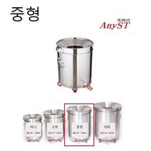한양금속 잔반수거통 잔반 수거 운반통(중형) 식품공장 실내용, 상세페이지 참조