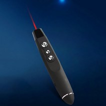2.4GHZ 전원 포인터 발표자 무선 원격 빨간색 음성 프로젝션 펜 제어, 한개옵션1, 한개옵션0