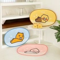 카카오프렌즈 타원형 극세사 러그 / 아이방 캐릭터 매트