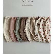 봉봉팬츠 봄 베이비 6개월 돌 촬영룩 데일리룩 외출복 아오스타