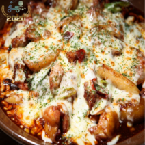 안동찜닭 모짜렐라치즈 넙적만두 순살찜닭 밀키트 닭다리살 2인분1100g, 오늘의찜닭+넙적만두 추가 (5장)