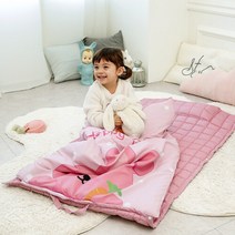 아이자리 귀여운 사계절 어린이집 일체형 항균 낮잠이불, 해다리야