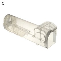 뉴트리아 유기묘 유기동물 고양이 포획틀 고양이포획틀 쥐틀 덫 고양이덫 고양이 덫 쥐덫 트렙 포획 두더지덫 투명 재사용 가능한 마우스 트랩 설치류 마우스 라이브 포수 작은 33, 투명한