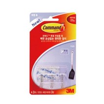RUX343298 마스크걸이중 17067 코맨드투명주방용훅 3M 꼭꼬핀 자석후크, 1