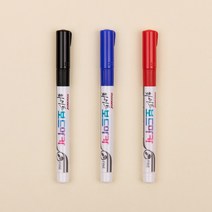 모나미 화이트 보드마카 FINE 얇은 둥근닙 블랙, 1개