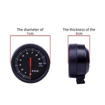 진공게이지 범용 자동차 튜브 센서 진공 수온 오일 압력 타코미터 볼트, WHITE OIL PRESSURE