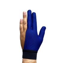Guantes 당구 장갑 빠른 건조 조절 가능한 핏 왼손용 스누커 큐 스포츠 레드, light blue