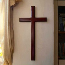 벽걸이 십자가 고급 원목 강당 교회 인테리어 기독교