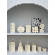 오브제 캔들 모음/소이캔들 인테리어 집들이 답례품, 하트기둥, 우드세이지 앤 씨솔트