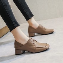 여자 펌프스 구두 완전 부드러운 스트랩 양용 구두 펌프스 가죽구두 3.5cm