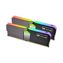 Thermaltake TOUGHRAM XG RGB DDR4 4400MHz 16GB(8GB x 2개) 1 680만 가지 색상 RGB 알렉사/레이저 크로마/5V 마더보드 싱크 가능한, 4400MHz_Black