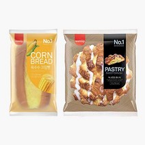 삼립 옥수수 크림빵 100g x 4봉 빅 스위트 데니쉬 95g x 4봉