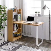 장인가구 그랑 서랍 책상세트, 01. 1200 4단 코너책상세트, 오크