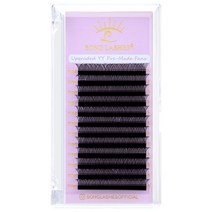 인조속눈썹 노래 속눈썹 새로운 Premade 팬 YY 모양 검은 갈색 확장 두 팁 C/D 컬, 01 0.05mm_05 12mm_03 dd, 01 Black