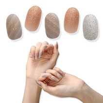 젤네일 네일스티커 젤네일스티커 36매입 네일팁 페디큐어 글루미선데이, 단품, 단품
