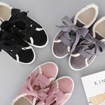 코듀로이 왕리본 스니커즈 3 color