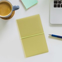 스마일 밴딩 미니 수첩(노랑/95매) 유무선 핸디수첩