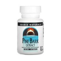 소스 내추럴스 소나무 껍질 추출물 프로안토시아니딘 150mg 60정, 1팩