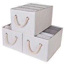 StorageWorks Large Storage Baskets for Organizing Foldable Storage Baskets for Shelves Fabric Stor, 1