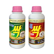 모두싹 4종 복합 빨강(500ML)+모두싹 초록(500ML)