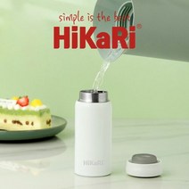히카리 모던 미니 보온병 보냉병 316 스텐 200ml, 네이비