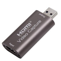 오디오 비디오 캡쳐 카드 4K HDMI에서 USB 2.0 HD 게임 비디오 캡쳐 카드 1080P30FPS 게임 레코더 박스 장치 라이브 방송 윈도우 안드로이드 및 Mac