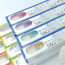 국산치과전용 칫솔 부드러운모 이중미세모 치아교정 임플란트칫솔 성인용 어린이용 12개입, 어린이곰돌이 1박스12개 (색상랜덤)