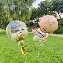 [헬륨완제품] 숫자 공룡 캐릭터 풍선 생일 결혼, 할로윈&크리스마스풍선-3.호박유령