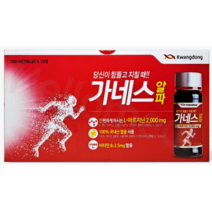 광동 가네스 알파 만성 피로 회복 음주전후 음료 100ml, 300병