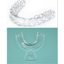 청소 걸레 브러쉬 실리콘 Moldable 입 Thermoform 치과 치아 표백 성형 트레이 틀니 화이트닝, [01] TRANSPARENT, [01] S