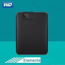WD 엘리먼트 포터블 모바일 드라이브 USB 3.0 외장하드 2.5인치, 2TB, Black