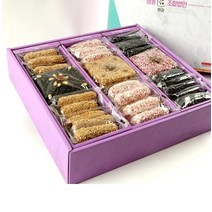 정과전통과자 신선코리아 강릉 한과마을 수제한과 선물세트 3단 2kg 김규흔한과 사천강릉한과