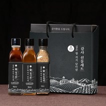 [부스터랩 X 우리농산] 초신선 참기름 들기름 참깨 선물세트참기름180ml+들기름180ml+참깨90g, 없음