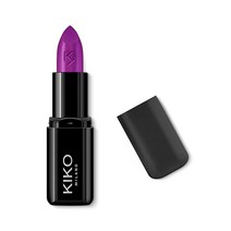 KIKO MILANO - 스마트 퓨전 립스틱 414 풍부하고 영양이 풍부한 밝은 마감 키코, Deep Violet, 1개