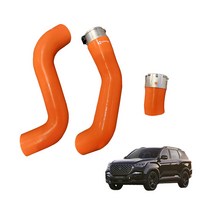 22년식 렉스턴 호스 인터쿨러 강화실리콘호스 3pcs 클램프 서비스 국내특허