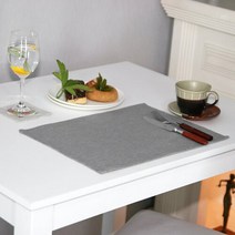 [나산] 냅킨 린넨 100% 젠스타일 R651-31 실버그레이 40x30cm 당일발송, 상세설명 참조, 20 다크슬레이트블루
