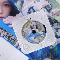벽걸이CD플레이어 시디플레이어 무선 휴대용, 그린