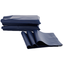 HDPE 포장용 택배봉투 4가지 색상 (검정색 진회색 회색 네이비) 의류 택배비닐, 100장, 네이비색