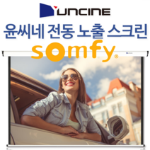 윤씨네 솜피모터 전동스크린 EV-100 빔스크린 스크린, V-EV100 (100인치) 무선리모컨 (체결후 익일출고) 솜피