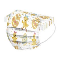 크리에이터 가면 마스크 10pcs 성인 부활절 일회용 얼굴 토끼 인쇄 달걀 Facemask Mascarillas Para Nios, [23] W10PCS