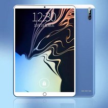 태블릿 2022 10 인치 안드로이드 9.0 os 태블릿 pc 옥타 코어 6gb ram 128gb rom 4g lte fdd 태블릿 ips 1280x800 화면, 푸른