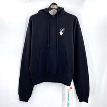 [오프화이트] 21FW 당일 백 카라바지오 프린팅 후드 OMBB037F21FLE009 1
