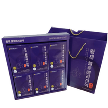 (선물세트) 황제 블루베리 진액 70ml 30포x4박스 명절선물, 황제 블루베리 진액 70ml 30포 x 4박스