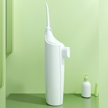 구강세척기 물치실 YAS 휴대용 구강 Irrigator 깨끗한 입 치아 수동 물 Flosser 아니 전기 ABS, 01 WHITE